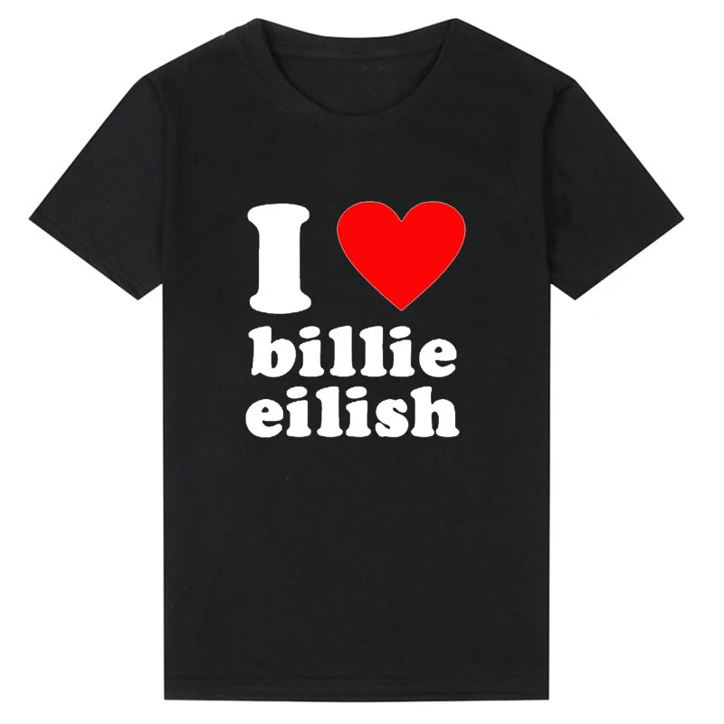 I Love Billie Eilish Womens T-Shirt