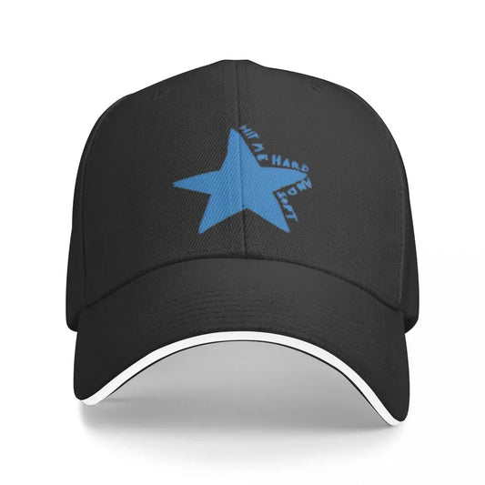 Billie Elish Hit Me Hard And Soft (Blue Star) Baseball Cap