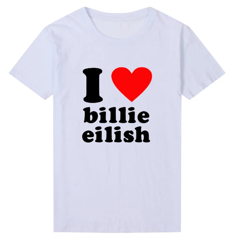 I Love Billie Eilish Womens T-Shirt